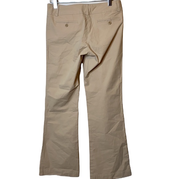 Theory Khaki Dress Pants Trousers Flare Tan Sz 4 - Picture 5 of 9